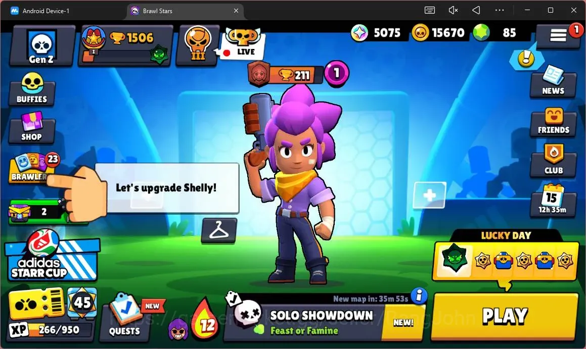 Brawl Stars Accounts Global |1506 Trophy|30 Brawler|1 Max Lv Hypercharge(Edgar)|Lv11 Cordelius|Skins 2 Epic|5075 Bling 1