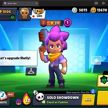 Brawl Stars Accounts Global |1506 Trophy|30 Brawler|1 Max Lv Hypercharge(Edgar)|Lv11 Cordelius|Skins 2 Epic|5075 Bling