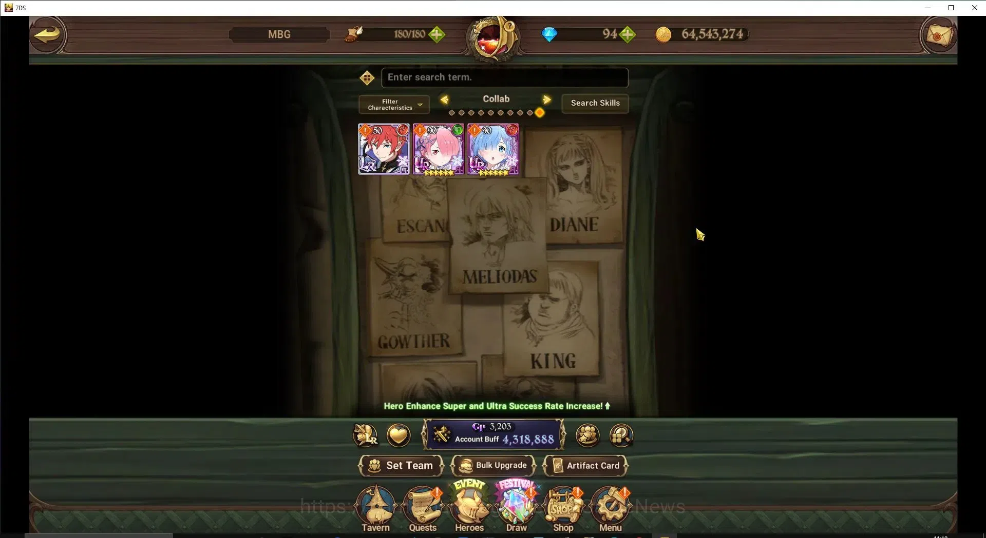The Seven Deadly Sins: Grand Cross Accounts Global|4,3M CC|94 DM+133 LS|5 LR+7 UR|NMeli3/6,Bru image 5
