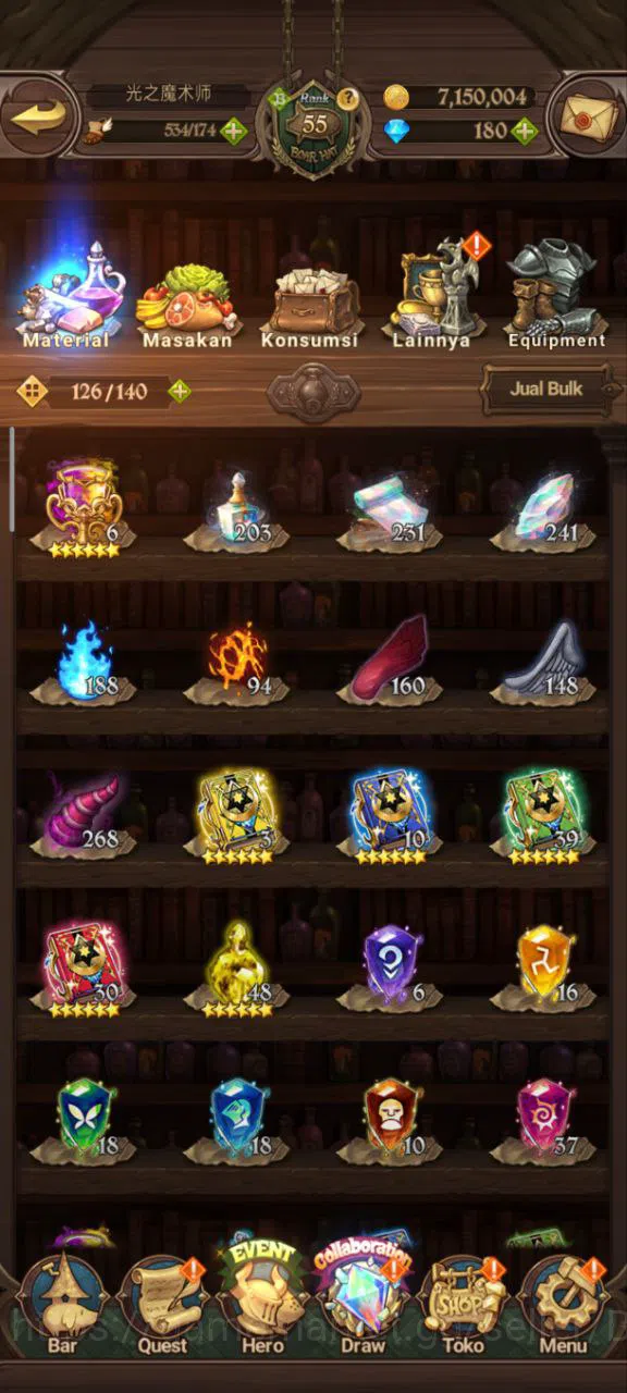 The Seven Deadly Sins: Grand Cross Accounts Others Asia | 2,2M CC | DM 180 | 5 Ur Merlin&Esca , Eli&Meli , WkGowther 2/6 10