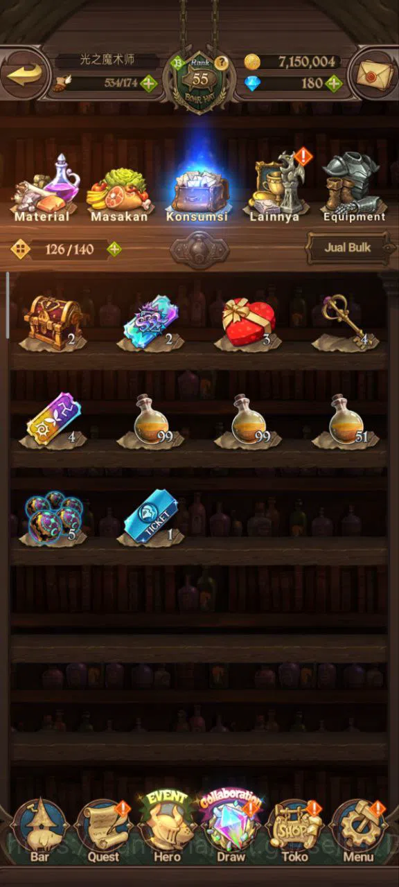 The Seven Deadly Sins: Grand Cross Accounts Others Asia | 2,2M CC | DM 180 | 5 Ur Merlin&Esca , Eli&Meli , WkGowther 2/6 12