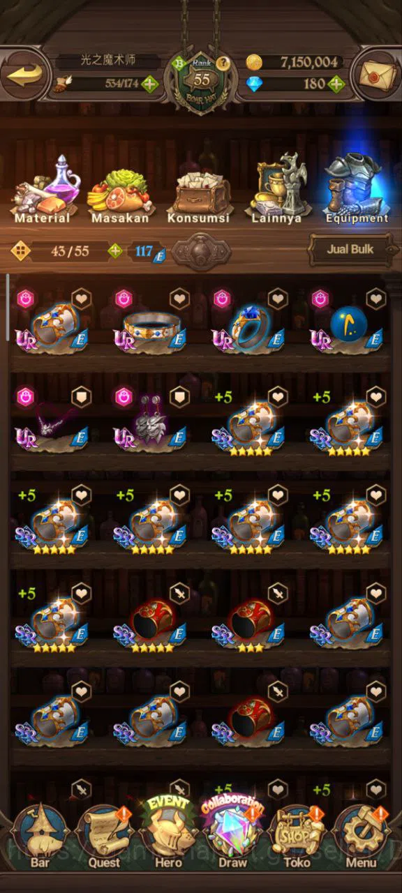 The Seven Deadly Sins: Grand Cross Accounts Others Asia | 2,2M CC | DM 180 | 5 Ur Merlin&Esca , Eli&Meli , WkGowther 2/6 13