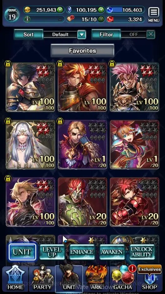 Last Cloudia Accounts Endgame Global|Rank 19|100k Crystal|Collab(Oracle Kinght,FG Vargas,etc)+Top Tier Unit(A Roland,G 1