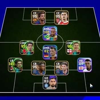 eFootball Accounts Legends & Iconic Players Android|3 Epic Paolo Maldini,Steven Gerrard,Rui Costa|4 Show Time Neymar
