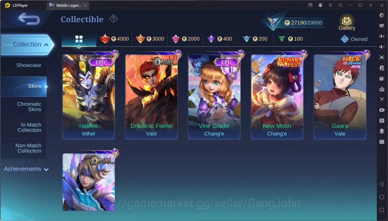 Mobile Legends: Bang Bang Accounts Global |Hero 72|Skin 119|Expert|CC Natalia|Naruto  image 13