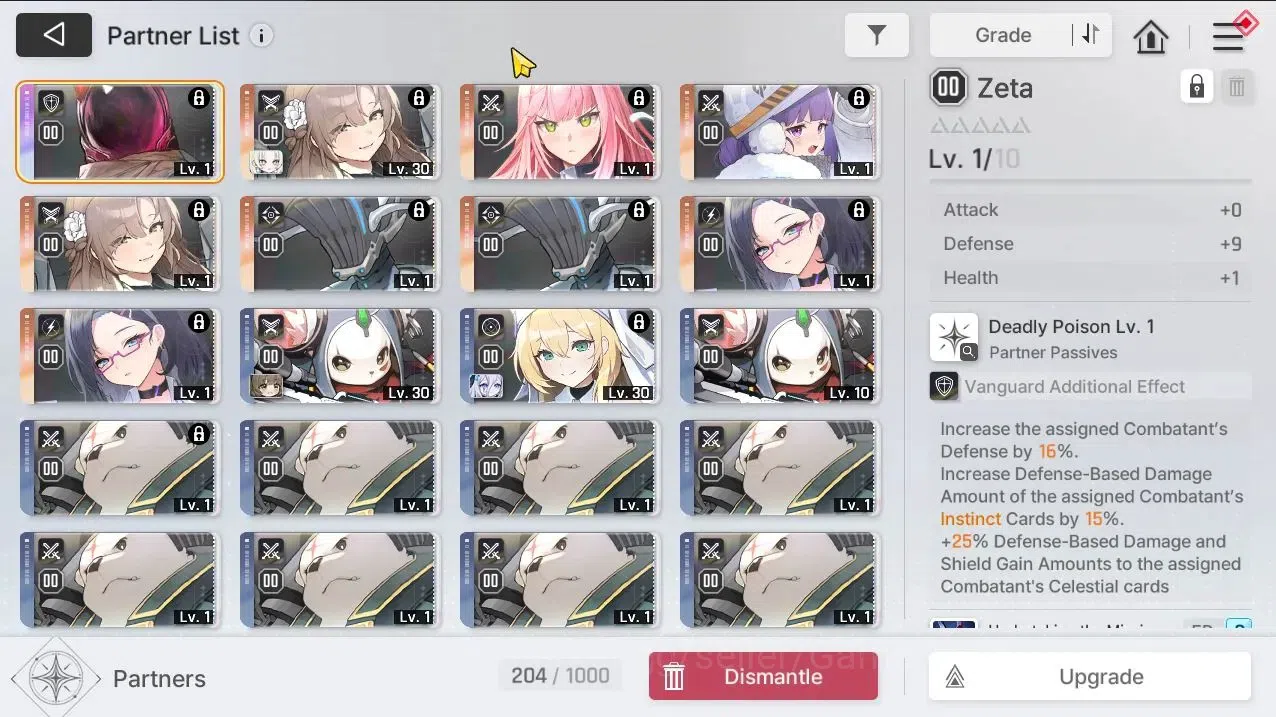 Chaos Zero Nightmare Accounts GLOBAL Lv 31|5 SSR[Heidemarie,Narja,Orlea,Veronica image 4
