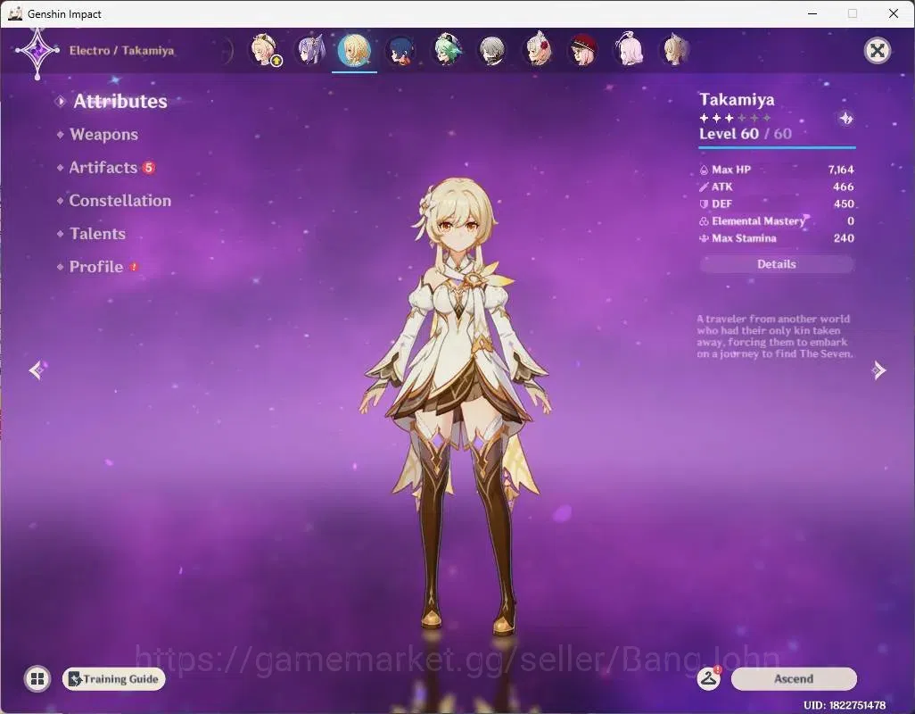 Genshin Impact Accounts Asia | AR 45|3 limit (Skirk,Escoffier,Linnea)|1(*5 image 7