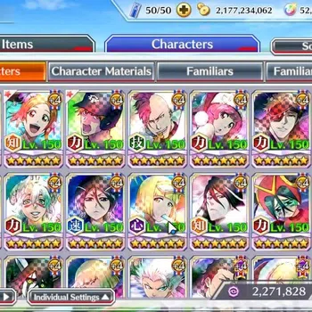 Bleach: Brave Souls Accounts High-End [GLOBAL]|52K Orb|DreamTeam Ichigo,Swimsuit26 Gisele,Orihime,10th Aniv Rukia,Duo Santa