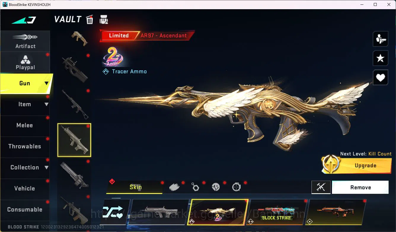 Blood Strike Accounts ASIA|ETHERNAL=ZERO|COLLAB=KAG-6|EVOLVED=FAL|LIMITE image 10
