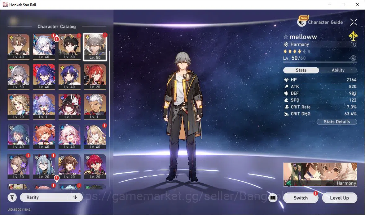 Honkai Star Rail Accounts [ASIA] TL 45 | 14 Limit | Feixiao | Topaz & Numby  image 13