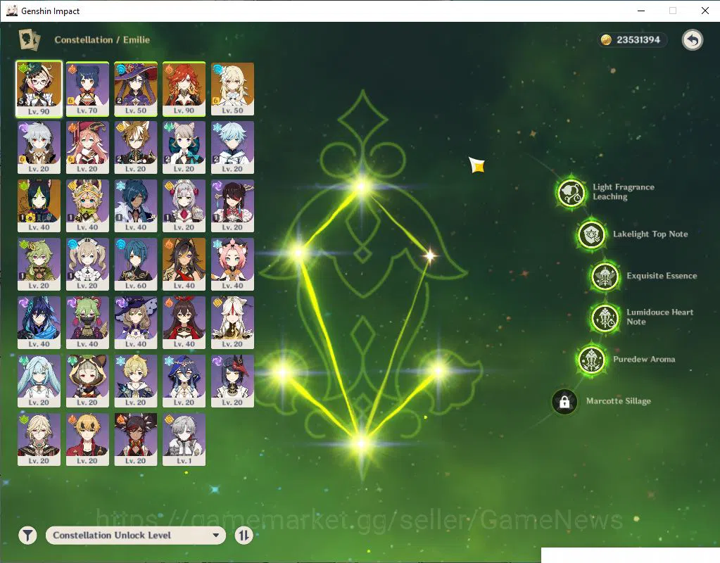 Genshin Impact Accounts Mid Game ASIA|AR 55|2 Limited + 1(*5Weapon)|| Emilie +C5,Mavuika |MC Female|Take Mail|CheckSS(GI4915) 4