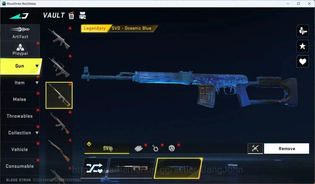 Blood Strike Accounts ASIA | 1 TR Melee|Legendary Katana|AOT FAL|2 ULTRA image 13