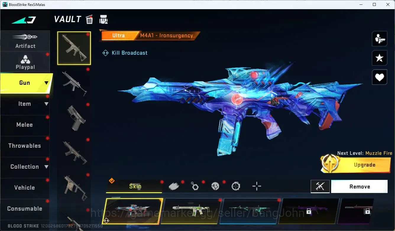Blood Strike Accounts ASIA | 1 TR Melee|Legendary Katana|AOT FAL|2 ULTRA image 3