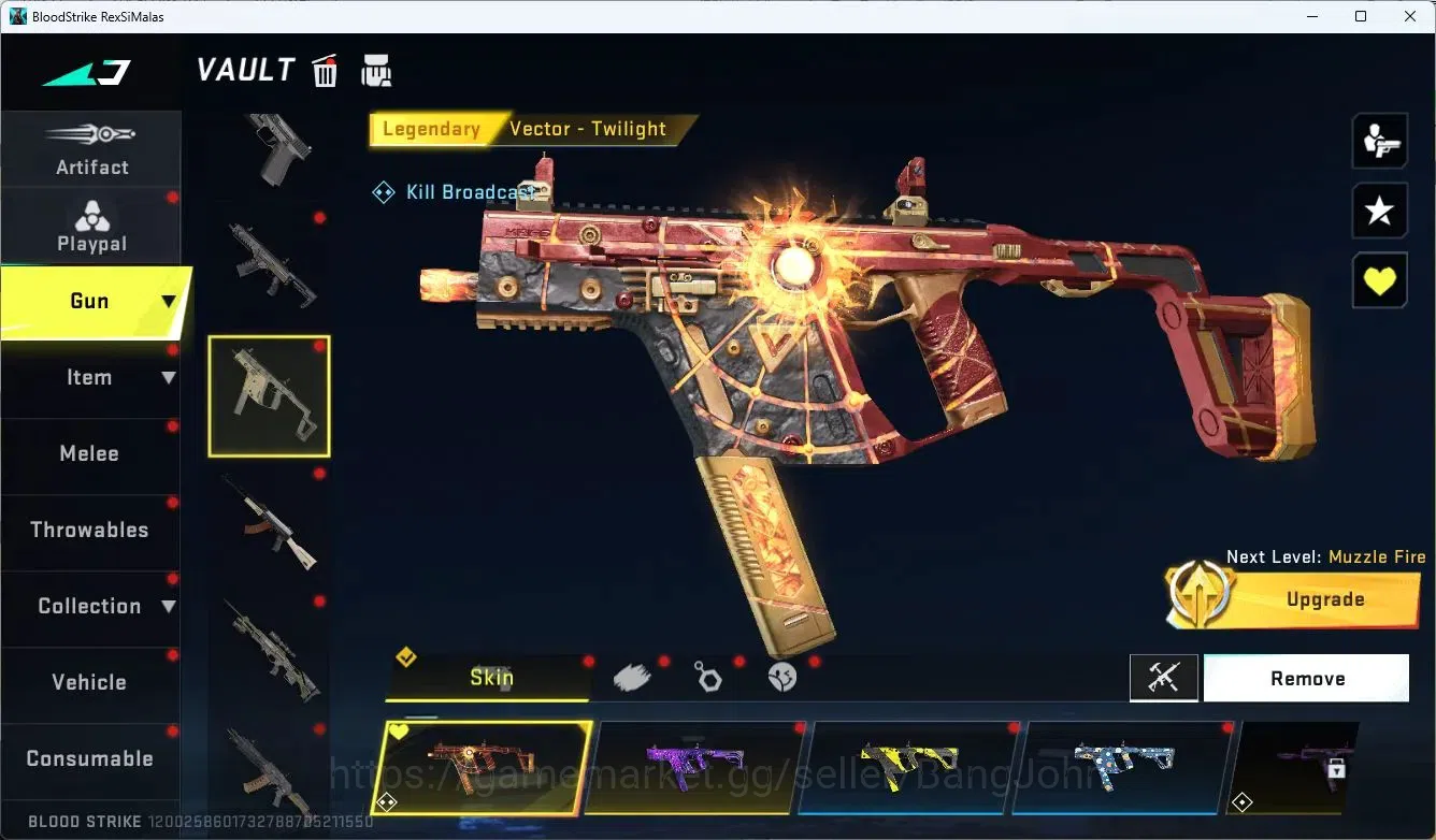 Blood Strike Accounts ASIA | 1 TR Melee|Legendary Katana|AOT FAL|2 ULTRA image 5