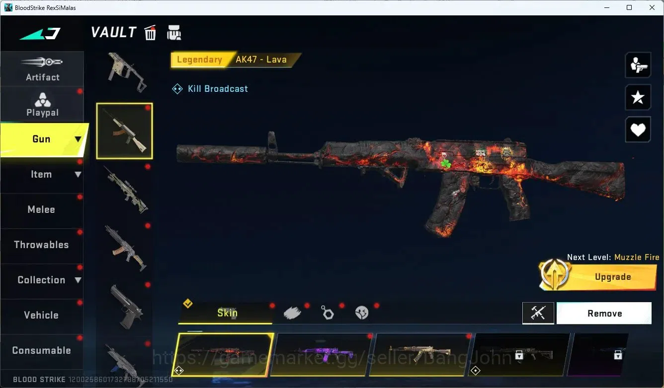 Blood Strike Accounts ASIA | 1 TR Melee|Legendary Katana|AOT FAL|2 ULTRA image 6