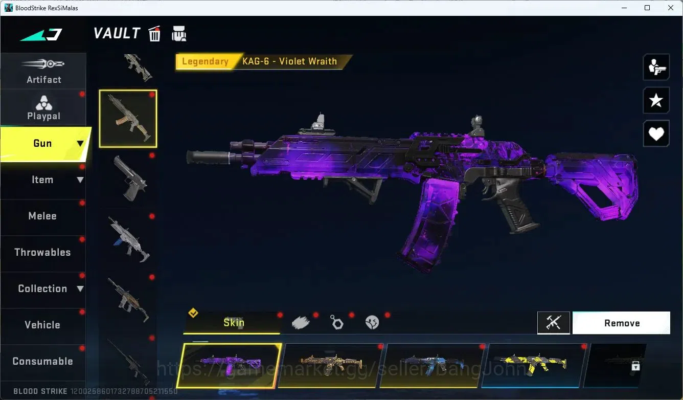 Blood Strike Accounts ASIA | 1 TR Melee|Legendary Katana|AOT FAL|2 ULTRA image 7