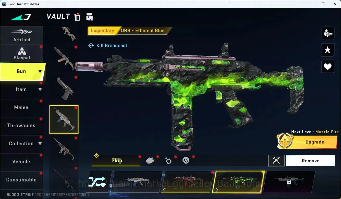 Blood Strike Accounts ASIA | 1 TR Melee|Legendary Katana|AOT FAL|2 ULTRA image 8