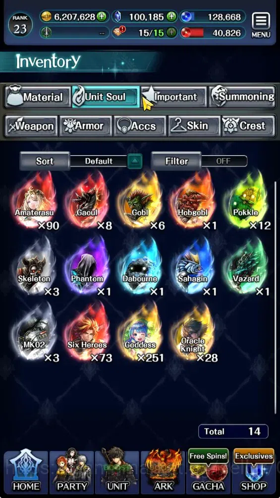 Last Cloudia Accounts Mid‑Game GLOBAL|Rank 23|100k Crystal|Collab BF (OK Ark,FG Vargas)|TopTierUnit (G Lilaha,KoG Mauna,SM 17