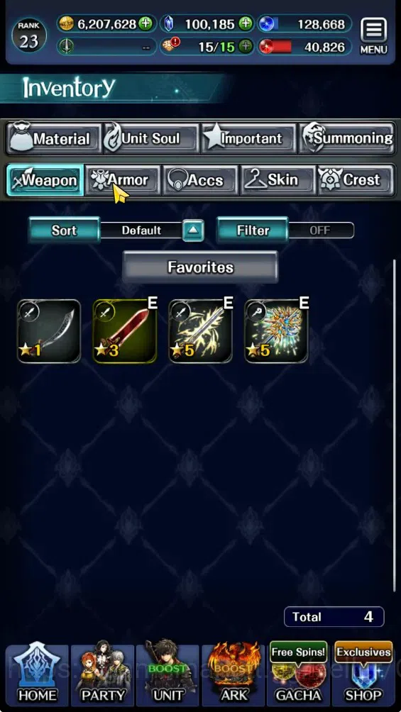 Last Cloudia Accounts Mid‑Game GLOBAL|Rank 23|100k Crystal|Collab BF (OK Ark,FG Vargas)|TopTierUnit (G Lilaha,KoG Mauna,SM 20