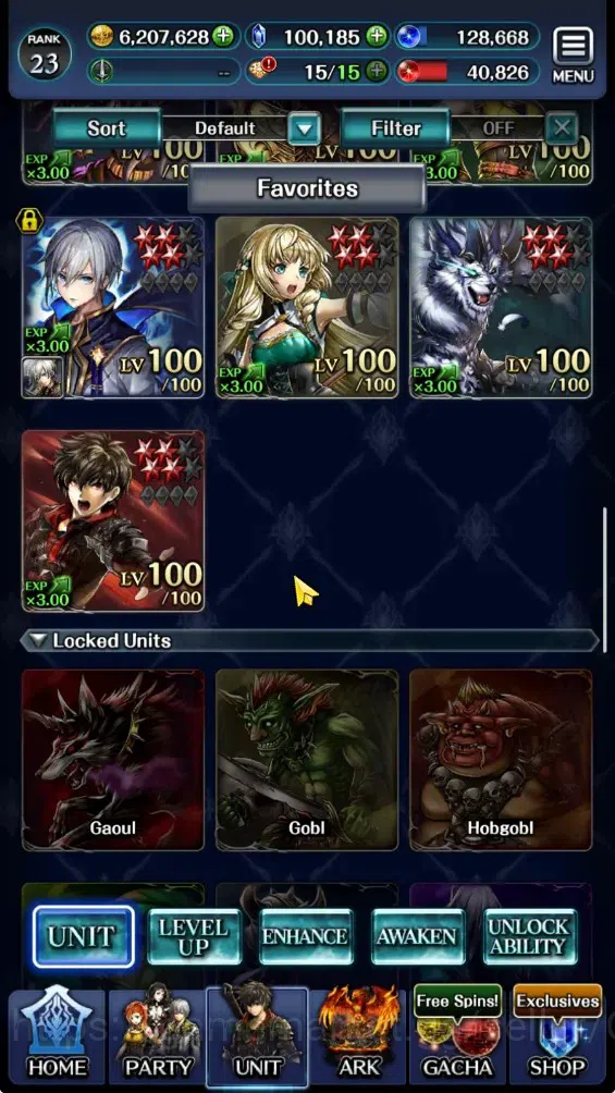 Last Cloudia Accounts Mid‑Game GLOBAL|Rank 23|100k Crystal|Collab BF (OK Ark,FG Vargas)|TopTierUnit (G Lilaha,KoG Mauna,SM 3