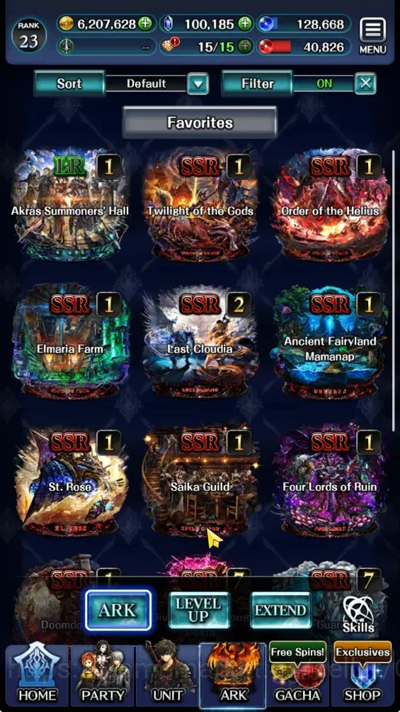Last Cloudia Accounts Mid‑Game GLOBAL|Rank 23|100k Crystal|Collab BF (OK Ark,FG Vargas)|TopTierUnit (G Lilaha,KoG Mauna,SM 9