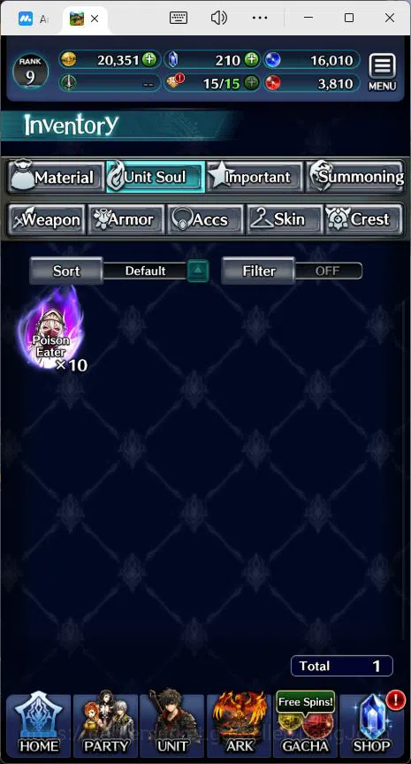 Last Cloudia Accounts GLOBAL|Rank 9|Collab Swordsman,Mia|Other Unit MBRe image 3