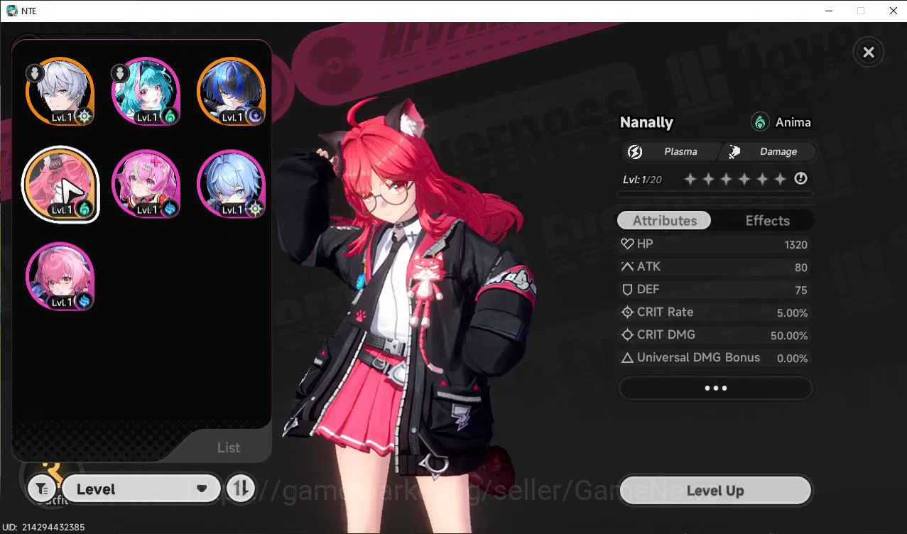 Neverness to Everness Accounts GLOBAL EU |HL 3| 2 SSR Limited Nanally & Daffodill image 1