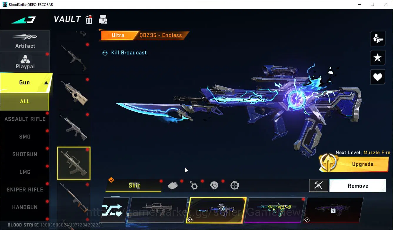 Blood Strike Accounts ASIA|ETERNAL Lv2 UZI-StarChsr+Scythe-Luna,Collab 7 image 12