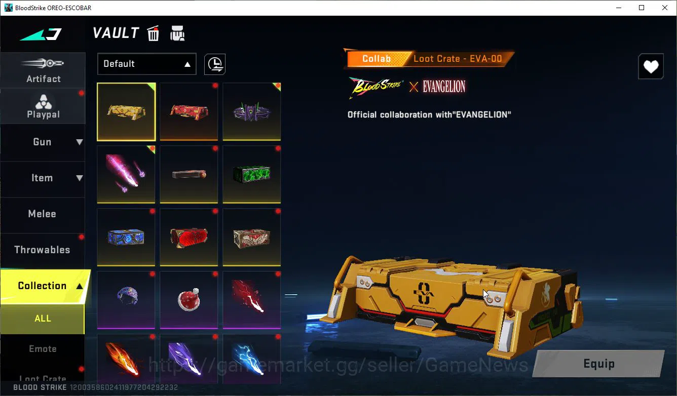 Blood Strike Accounts ASIA|ETERNAL Lv2 UZI-StarChsr+Scythe-Luna,Collab 7 image 6
