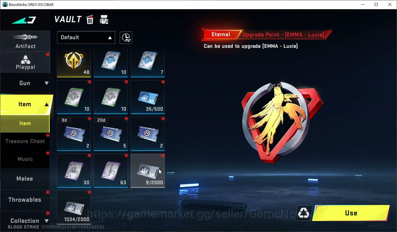 Blood Strike Accounts ASIA|ETERNAL Lv2 UZI-StarChsr+Scythe-Luna,Collab 7 image 8