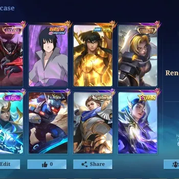 Mobile Legends: Bang Bang Accounts Collector Global|208 Skin|Renowned|Naruto Suyou|Saint Seiya Chou|Luckybox