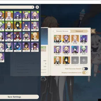 Genshin Impact Accounts Reroll Asia|AR 45|Premium Team Varka|3 Limited|Durin,Nicole,Varka|2 Standard|Tighnari,Jean|All