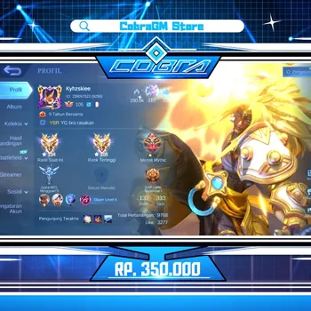 Mobile Legends: Bang Bang Accounts High Rank Akun Mobile Legends Skin 333 - Grand 3 - Exquisite 3 - Epic 39 - Special 68