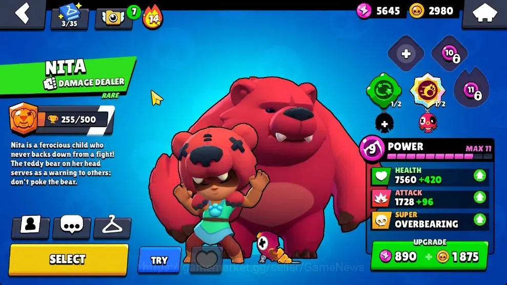 Brawl Stars Accounts 1141 Trophy|15 Brawlers 6 Epic [Edgar,Emz,Etc]|6 S image 13