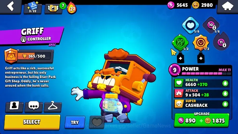 Brawl Stars Accounts 1141 Trophy|15 Brawlers 6 Epic [Edgar,Emz,Etc]|6 S image 15