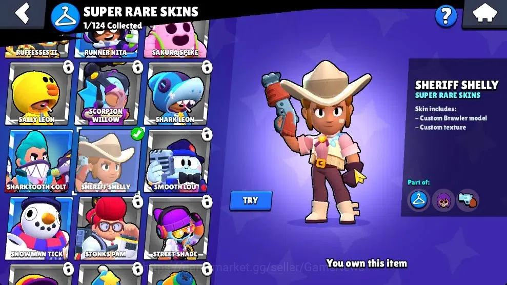 Brawl Stars Accounts 1141 Trophy|15 Brawlers 6 Epic [Edgar,Emz,Etc]|6 S image 8