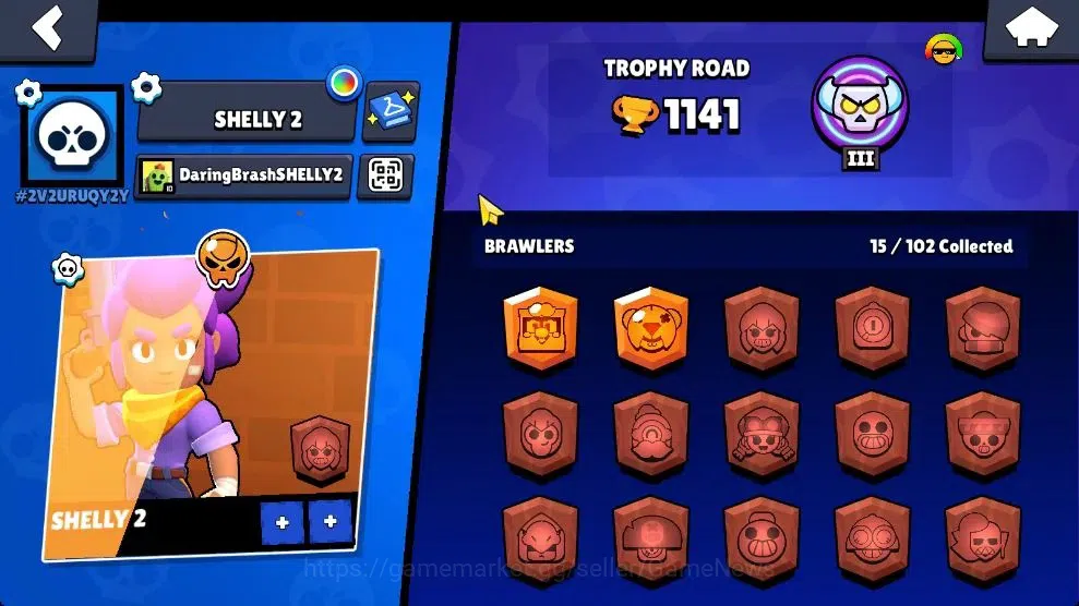 Brawl Stars Accounts 1141 Trophy|15 Brawlers 6 Epic [Edgar,Emz,Etc]|6 S image 9