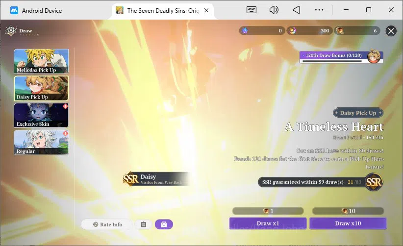 The Seven Deadly Sins: Origin Accounts ASIA (NotSEA) | Lv2 FreshStory | 3 SSR Meliodas, Jericho, Guila + SSR Selector ticket 4