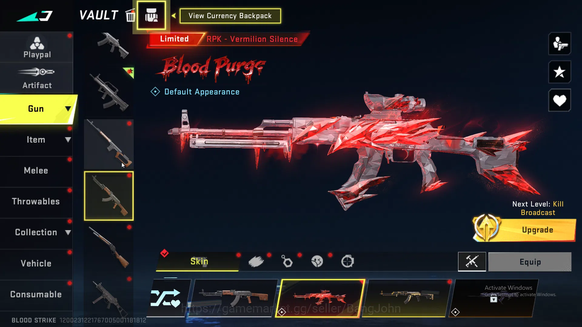 Blood Strike Accounts evangelion qbz | evangelion mp5 | evangelion scar image 15