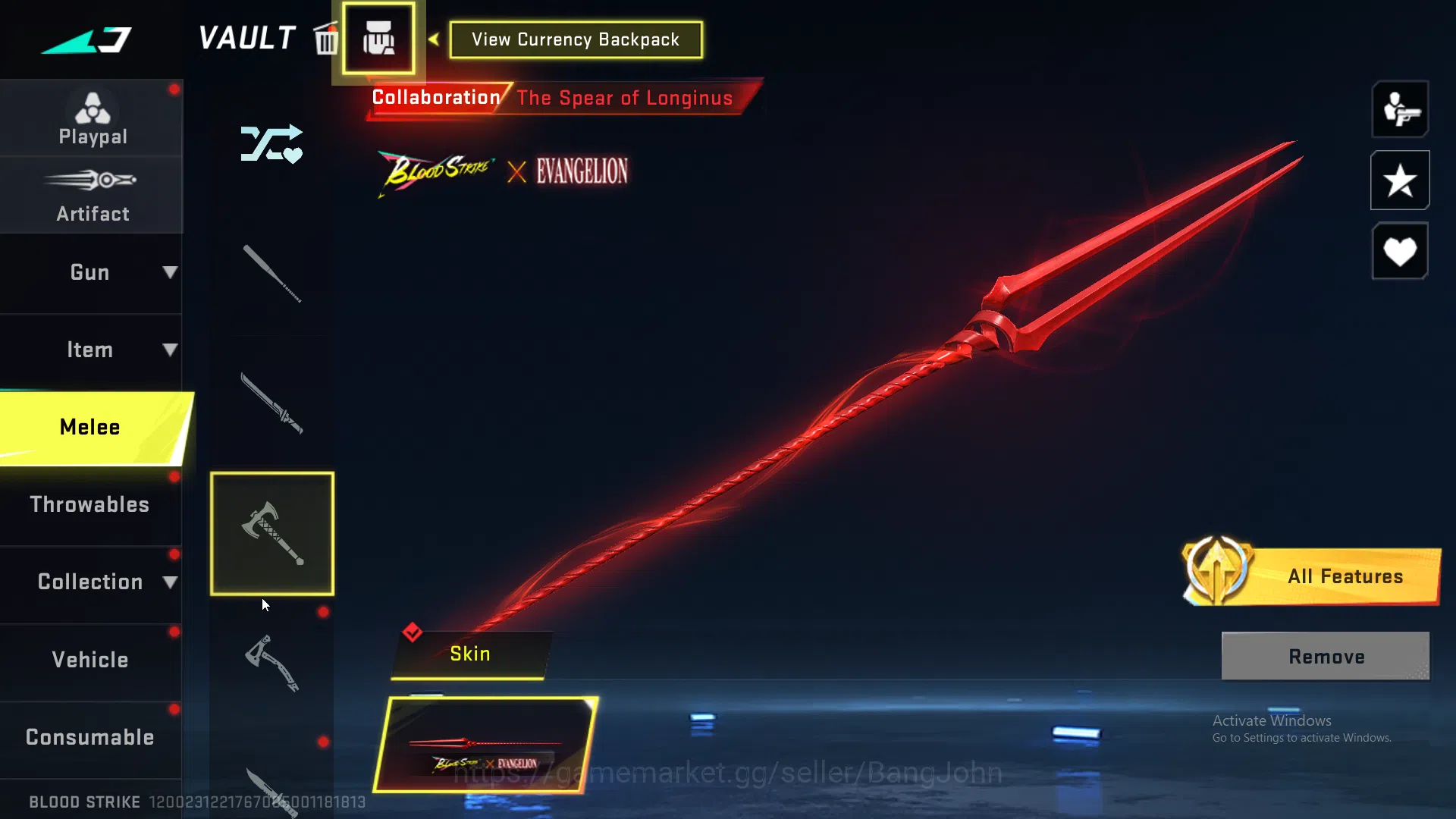Blood Strike Accounts evangelion qbz | evangelion mp5 | evangelion scar image 17