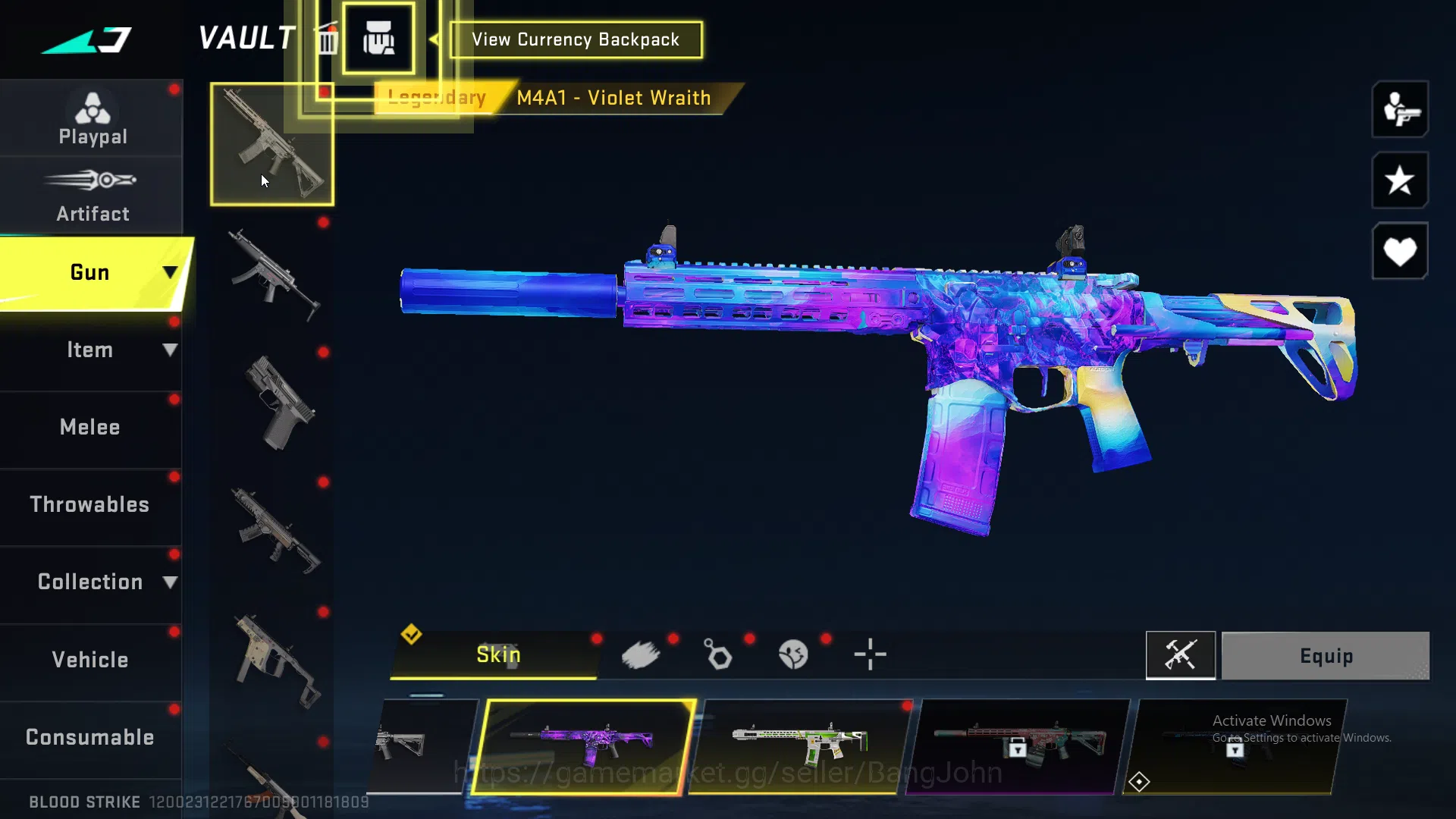 Blood Strike Accounts evangelion qbz | evangelion mp5 | evangelion scar image 6