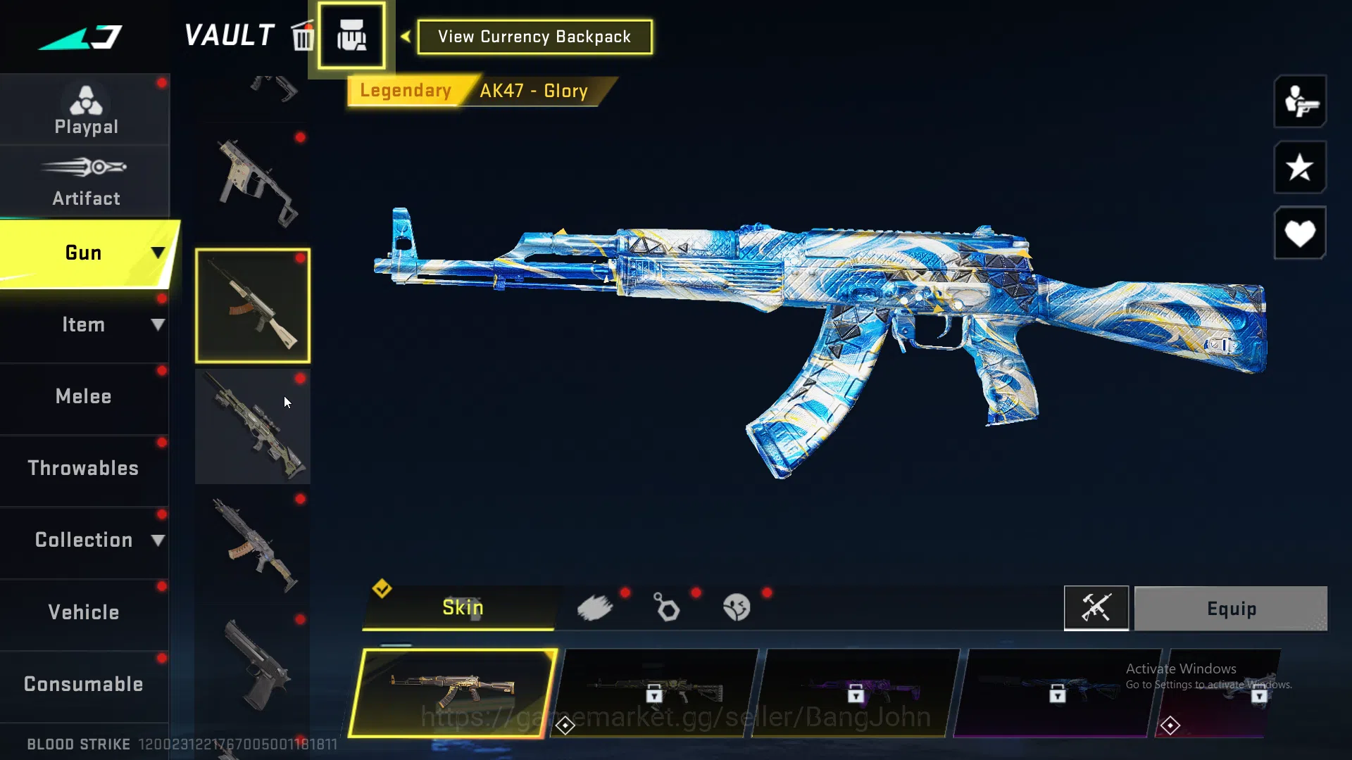 Blood Strike Accounts evangelion qbz | evangelion mp5 | evangelion scar image 8