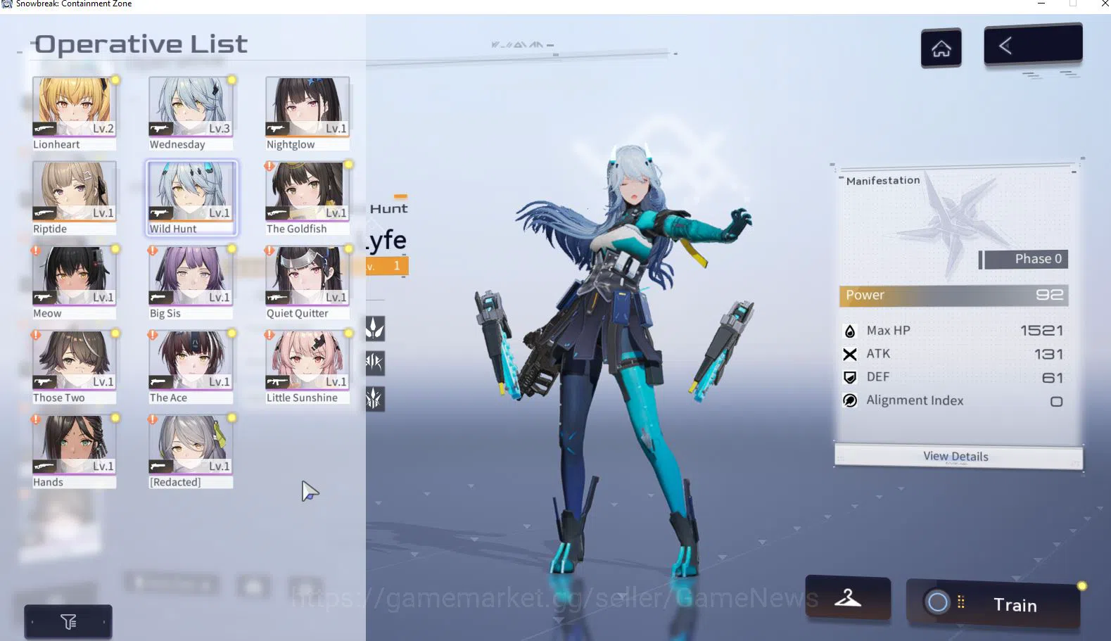 Snowbreak: Containment Zone Accounts SEA | Lv 5 | Starter Box Limit SSR And Weapon + 3 image 1