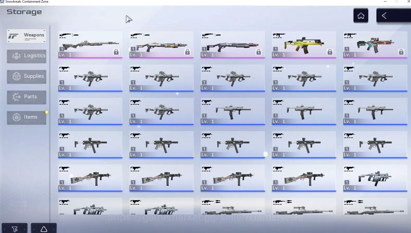 Snowbreak: Containment Zone Accounts SEA | Lv 5 | Starter Box Limit SSR And Weapon + 3 image 2