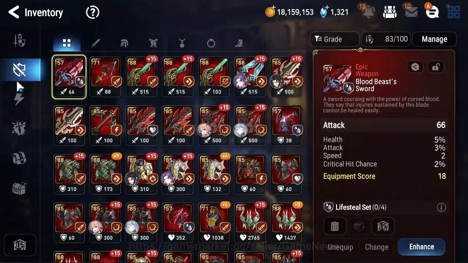 Epic Seven Accounts GLOBAL UnVerif|New Era|3 ML(Monarch S Iseria,Harse image 12