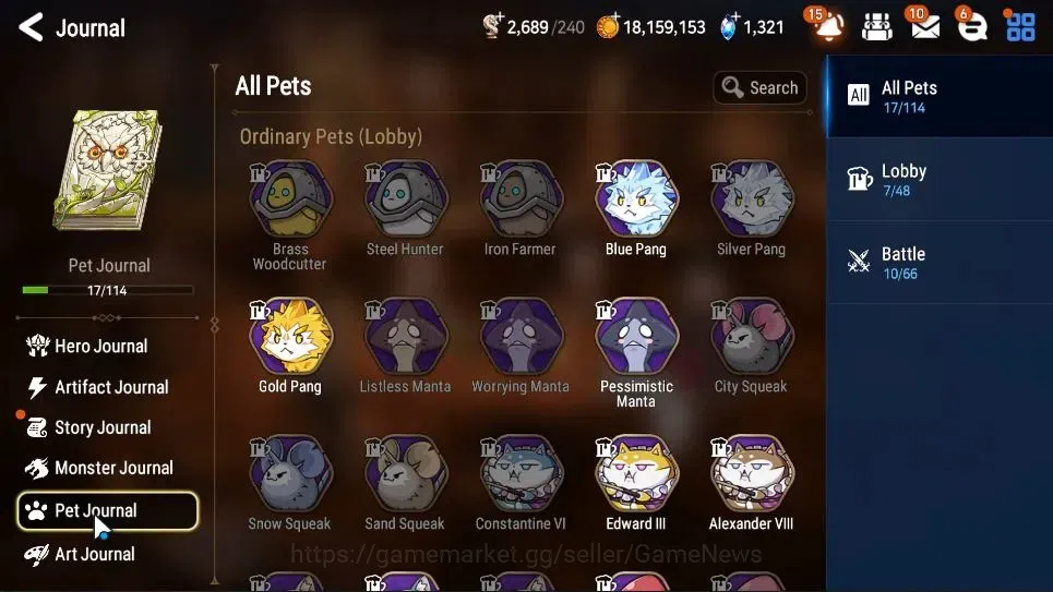 Epic Seven Accounts GLOBAL UnVerif|New Era|3 ML(Monarch S Iseria,Harse image 18