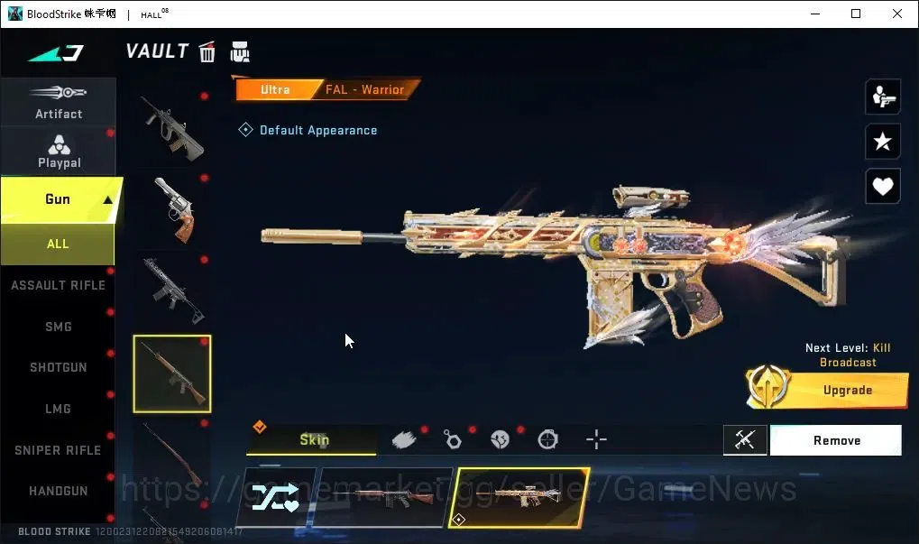 Blood Strike Accounts ASIA|ETERNAL DEagle-Scorpius|Collab 7DS[KAR98k,QBZ image 10