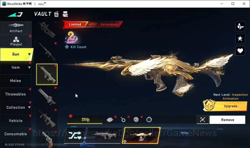 Blood Strike Accounts ASIA|ETERNAL DEagle-Scorpius|Collab 7DS[KAR98k,QBZ image 11