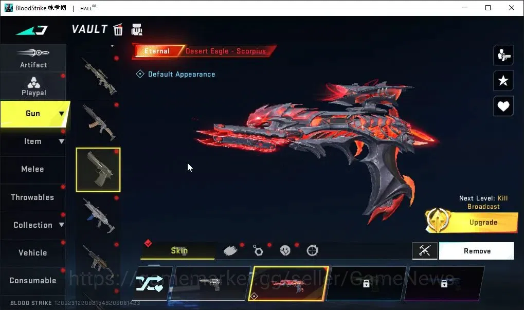 Blood Strike Accounts ASIA|ETERNAL DEagle-Scorpius|Collab 7DS[KAR98k,QBZ image 12