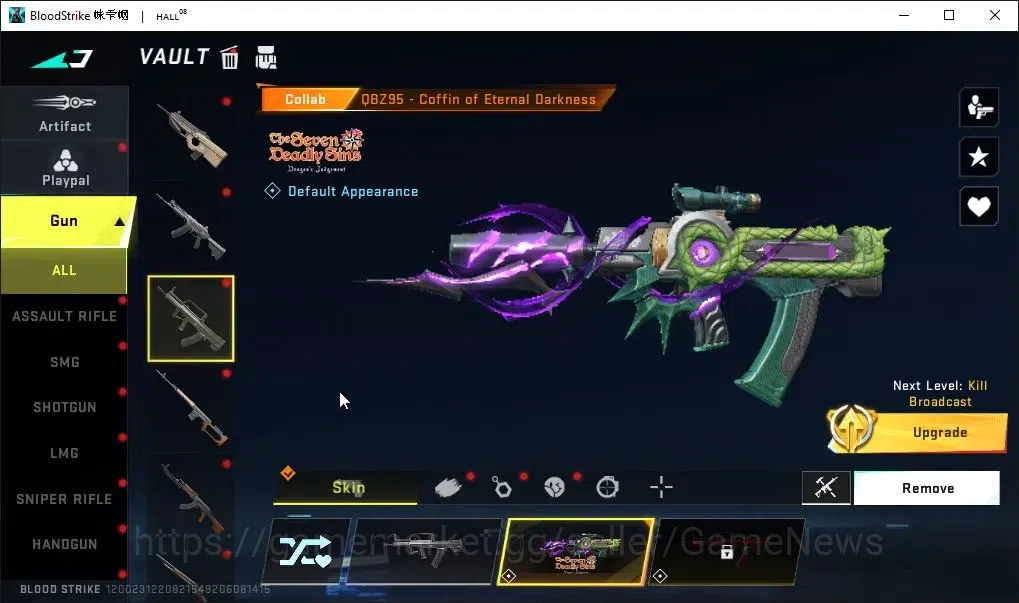 Blood Strike Accounts ASIA|ETERNAL DEagle-Scorpius|Collab 7DS[KAR98k,QBZ image 7